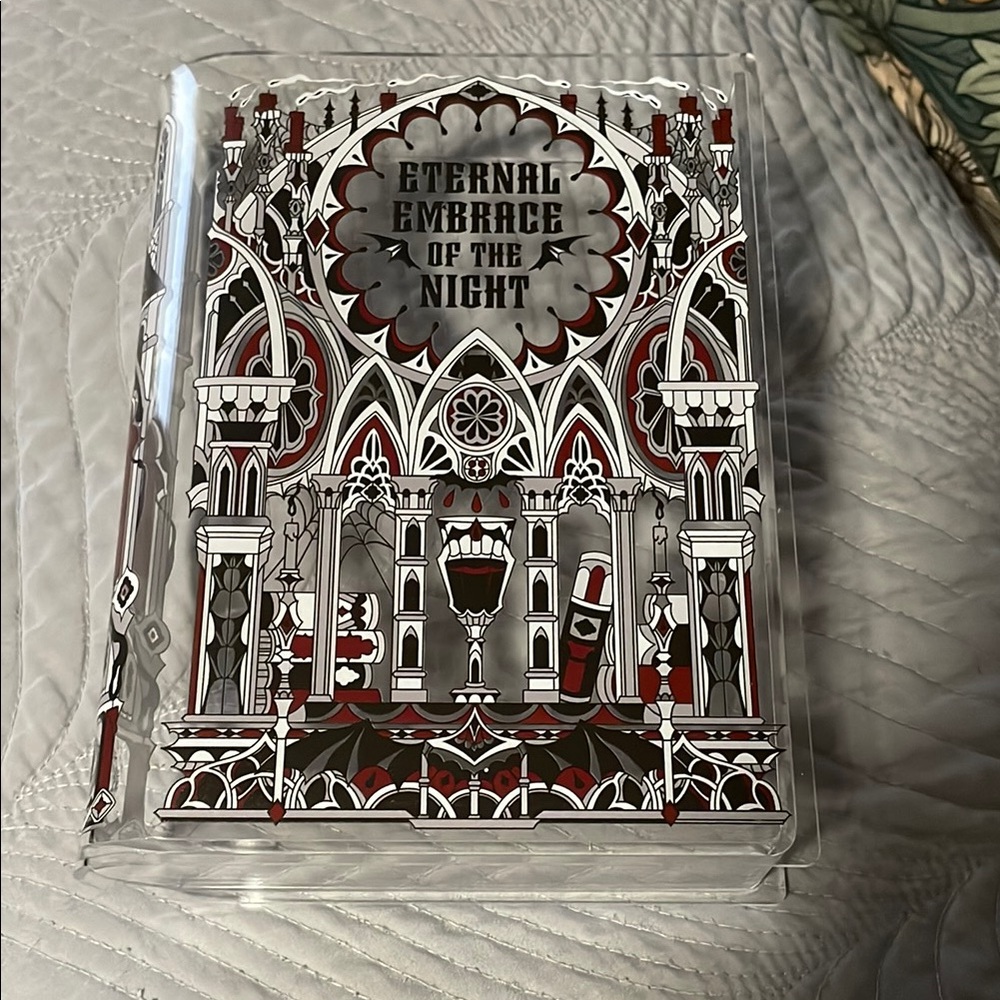 Eternal Embrace of the Night Decorative Book Vase